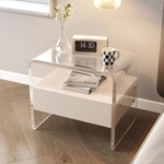 LIVARA NT1045 Fingerprint Bedside Wood Sensor Paint Baking - Solid Lock Table