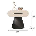 LIVARA NT1049 Soft Wood Solid Drawer Bedside Minimalist Modern Table