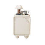 LIVARA NT1050 Bedside MDF Painted Cream-Style Table