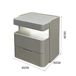 LIVARA NT1063 Integrated Speaker Built-In Charging Bedside Wireless Table-Light Lighting Gray