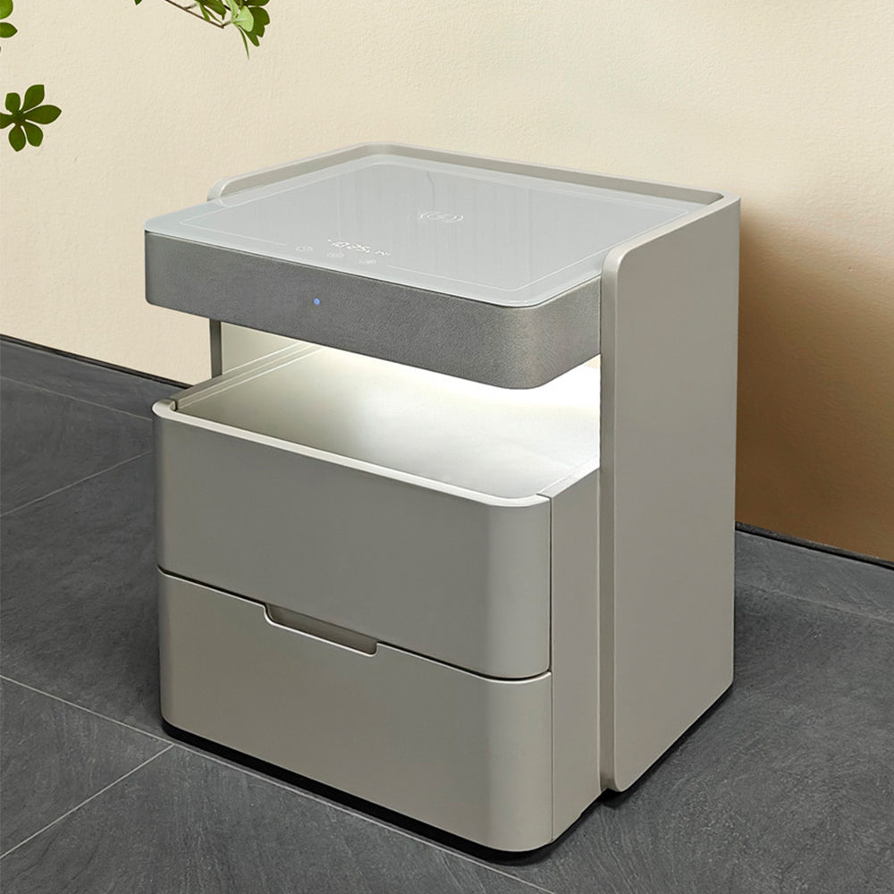 LIVARA NT1063 Integrated Speaker Built-In Charging Bedside Wireless Table-Light Lighting Gray