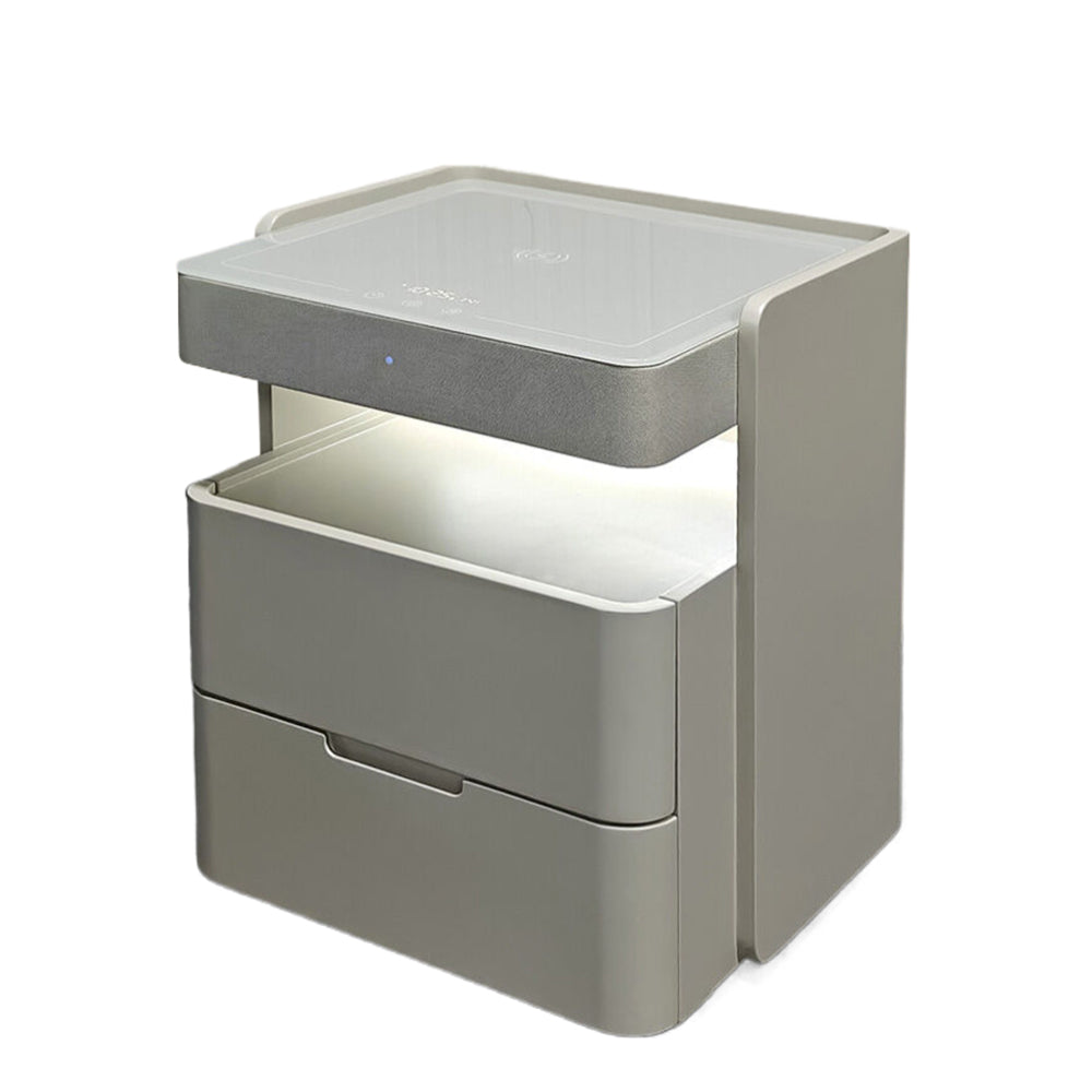 LIVARA NT1063 Integrated Speaker Built-In Charging Bedside Wireless Table-Light Lighting Gray