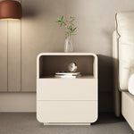 LIVARA NT1066 Drawers Finish Wood Solid Bedside Paint - Baking Table