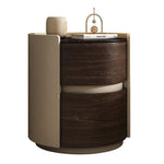 LIVARA NT1076 Top Stone Drawers Bedside All-Plywood Solid Sintered - Wood Table