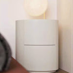 LIVARA NT1388 - Bedside Wood E1-Grade Board Multi-Layer Solid Guides Drawer Soft-Closing Table