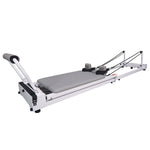 FLEXIO T07 Train Reformer Foldable Equipment - Iron Home Gym Frame Machine Pilates Grey