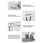 COREVA MN013 Reformer Pilates Trapeze 2-IN-1 - Bed Discount: $3696 Table Machine Home Gym Equipment Train After White