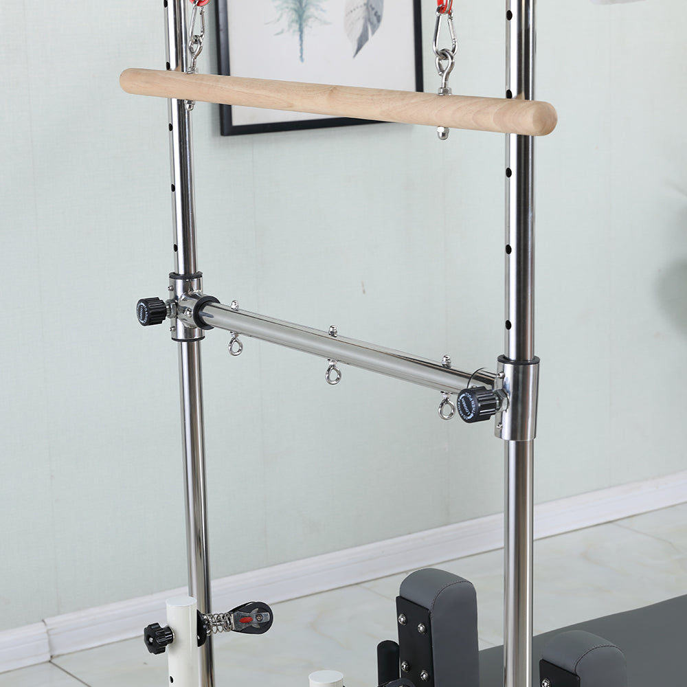 COREVA MN013 Reformer Pilates Trapeze 2-IN-1 - Bed Discount: $3696 Table Machine Home Gym Equipment Train After White