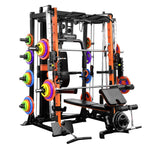 MERIDIAN Q8 Rack Smith Multi-functional Gym Weight Home Bar Pull-Up Equipment Train Squat Machine