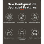 MERIDIAN Q8 Rack Smith Multi-functional Gym Weight Home Bar Pull-Up Equipment Train Squat Machine