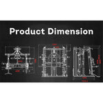 MERIDIAN Q8 Rack Smith Multi-functional Gym Weight Home Bar Pull-Up Equipment Train Squat Machine