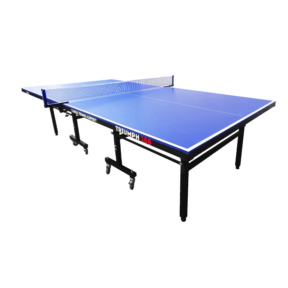 SUNNET Triumph Table Pingpong Tennis Play 15mm 188 Table-Bats Outdoor Balls Waterproof Blue Solo Foldable Net
