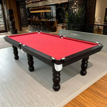 QUESLA AU12 Slate / Billards Luxury Pool / Mahogany 8FT Snooker Table