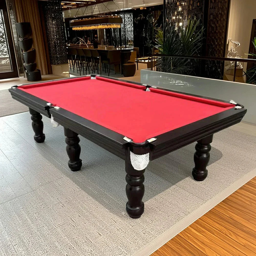QUESLA AU12 Slate / Billards Luxury Pool / Mahogany 8FT Snooker Table