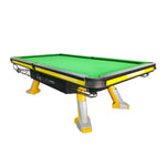 QUESLA 9FT Underframe, Slate High-End - Rail, Accessories Oak Fiber Carbon Free Billiard Colorful Surface, Precision Table Package