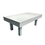 QUESLA 7FT - Free Luxurious /Dining White Accessories Pool Slate / Billiard Table Frame