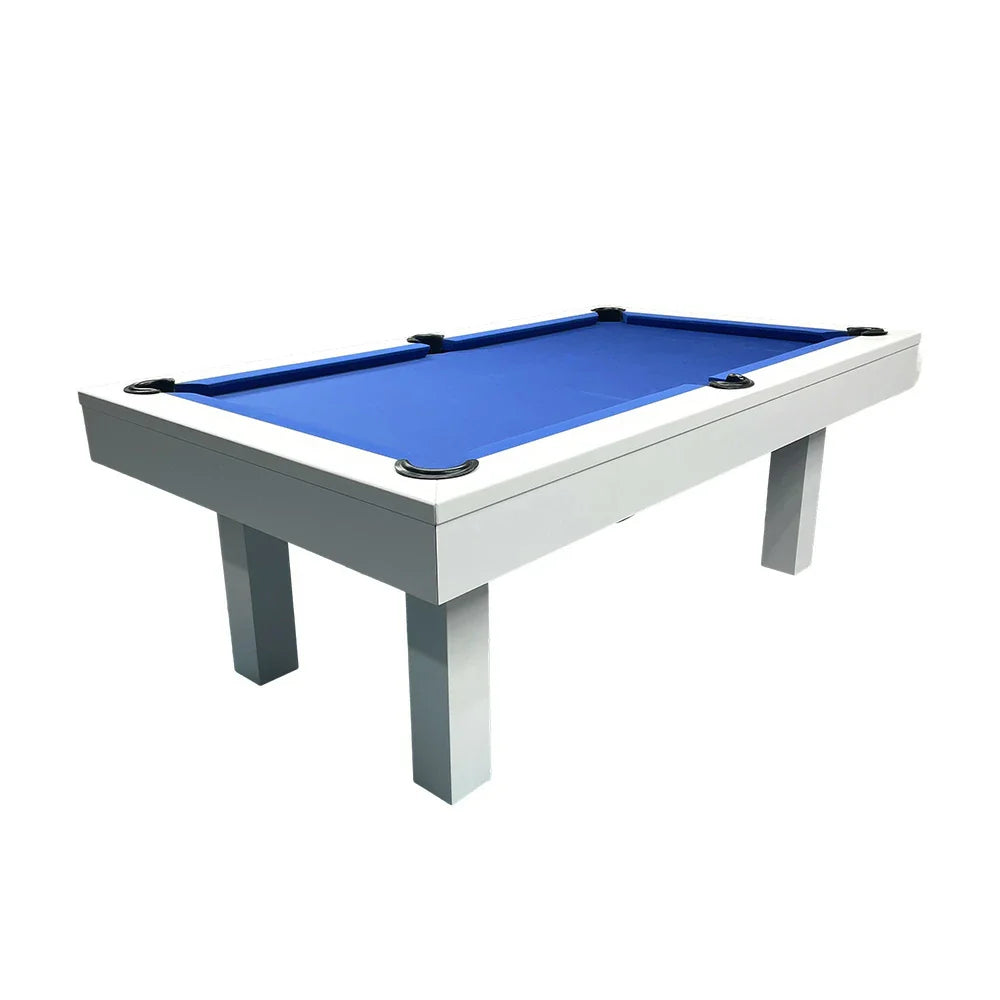 QUESLA 7FT - Free Luxurious /Dining White Accessories Pool Slate / Billiard Table Frame