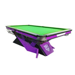 QUESLA 9FT Durable Bluestone - Table Alloy Oak Fiber Surface, Precision Carbon Slate Play, Accessories Pockets, Billiard Free Rail, Package