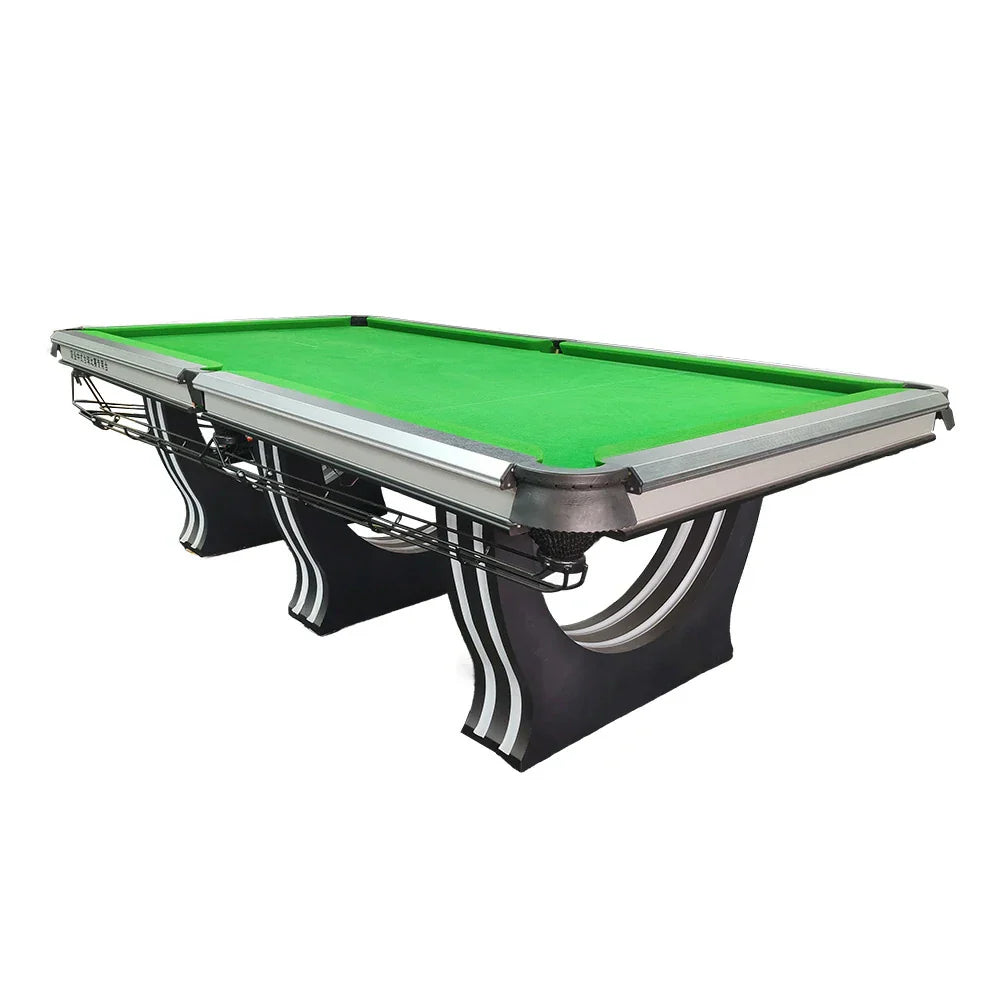 QUESLA 9FT Pockets, Black Play, Bluestone Copper Surface, Oak Accessories Durable Rail, Free Fiber - Table Precision Slate Carbon Billiard Package