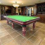 QUESLA 9FT - Reddish-Brown Accessories Functional Nordic Style, Frame, Free Design, Billiard and Decorative, Table Sleek Package