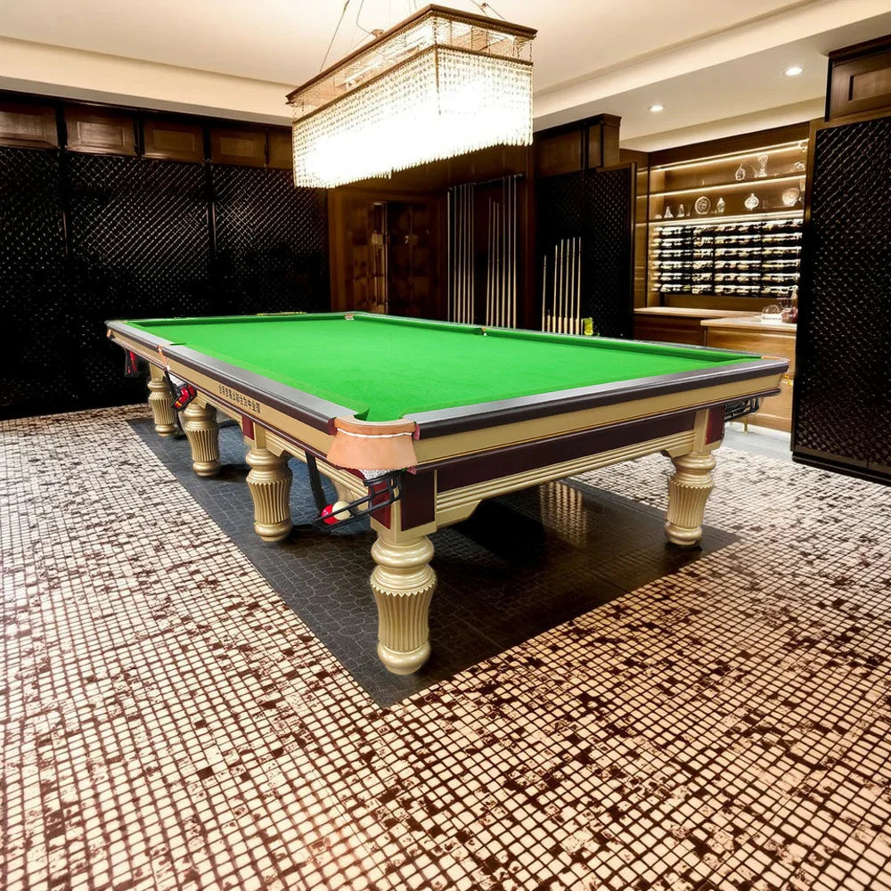 QUESLA 12FT Slate Billiard Frame, Table Surface, Solid Pine Free Bluestone Accessories Copper Pockets, Package