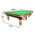 QUESLA 12FT Slate Billiard Frame, Table Surface, Solid Pine Free Bluestone Accessories Copper Pockets, Package