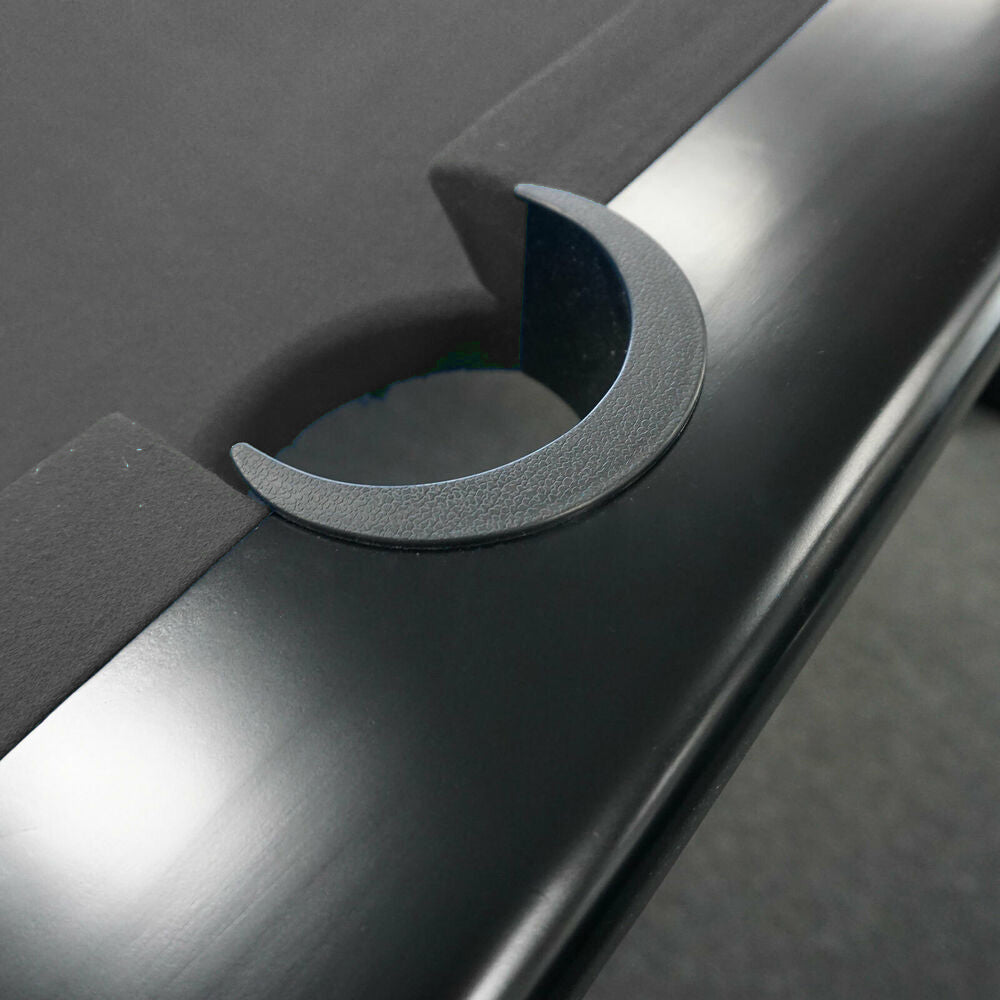 QUESLA 7FT - Billiard /Dining Pool Luxurious Slate Table / Accessories Black Free Frame