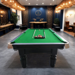 QUESLA 4cm Wooden Slate Handrail Pool 7FT Thickness Luxurious Table