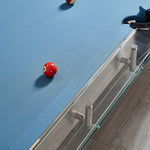 QUESLA L041 Tempered 7/8/9FT Glass Table Top Billiard Marble Transparent Frame