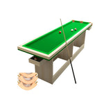 CUETIQ Auto Pool - W/ Training Ball Return Table Billiard Table Accessories Green