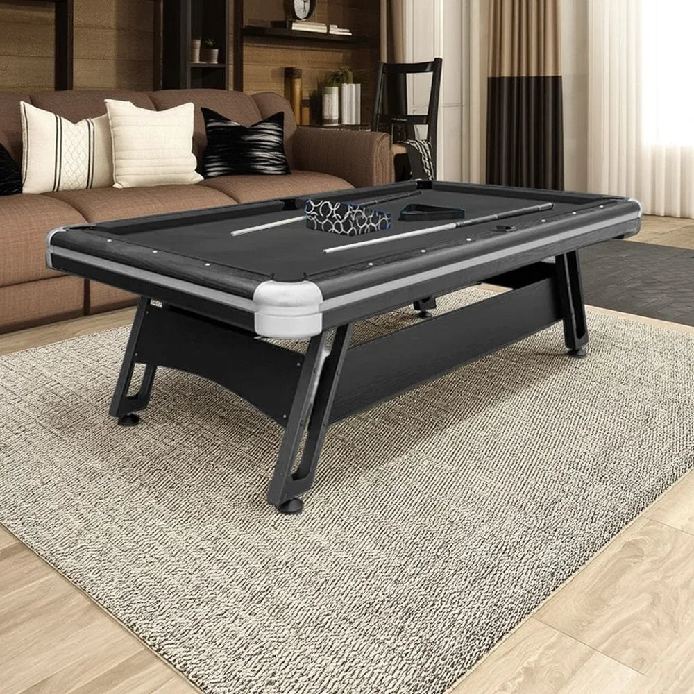 CUETIQ 8FT Frame, Space-Saving Table, Luxury Professional Heavy-Duty Table Iron-Leg Billiards Modern Pool - Design