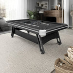 CUETIQ 7FT Heavy-Duty Billiards Pool Professional Luxury Frame, Table, Space-Saving Modern - Table Iron-Leg Design