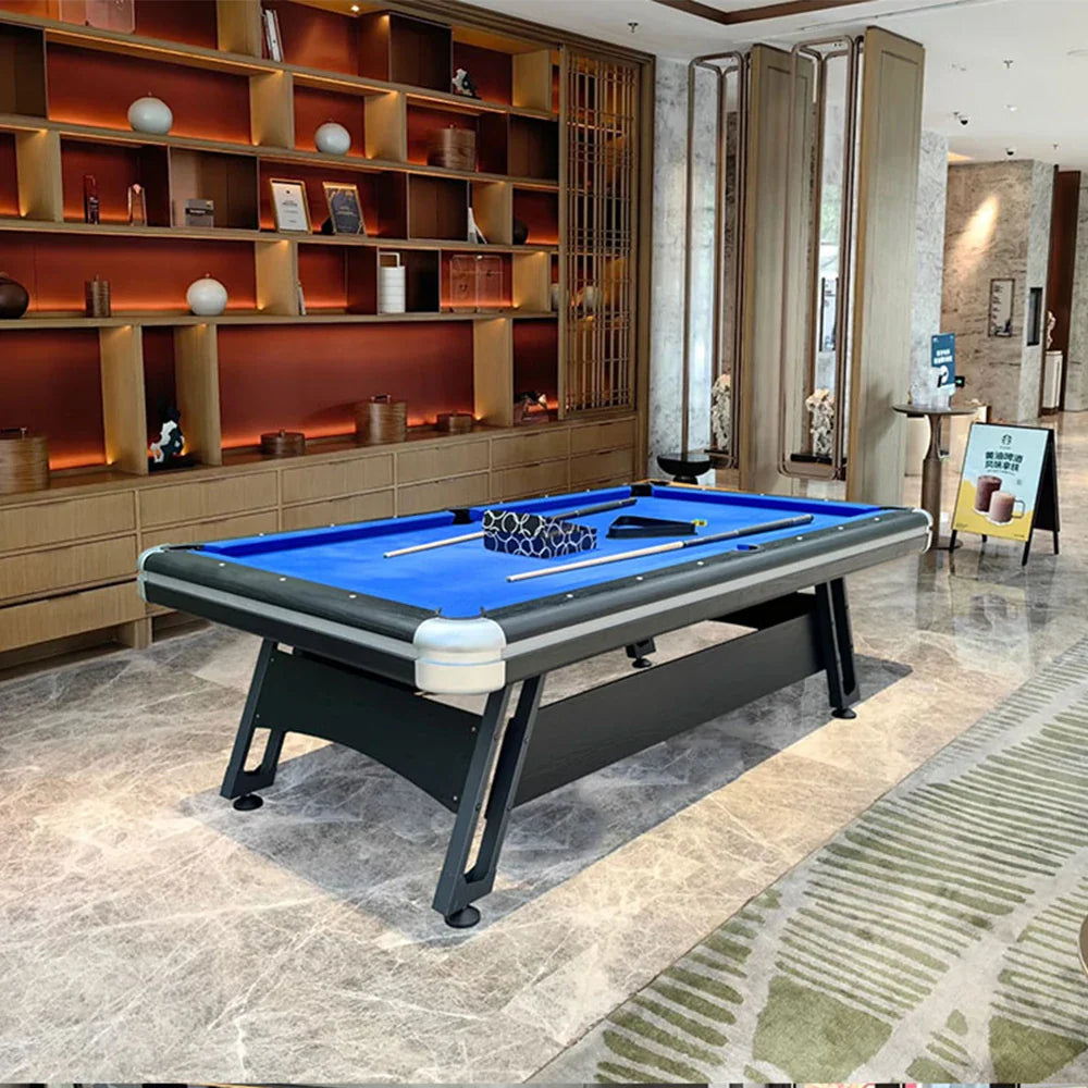 CUETIQ 8FT Frame, Space-Saving Table, Luxury Professional Heavy-Duty Table Iron-Leg Billiards Modern Pool - Design