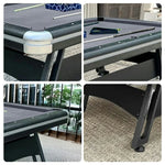 CUETIQ 8FT Frame, Space-Saving Table, Luxury Professional Heavy-Duty Table Iron-Leg Billiards Modern Pool - Design