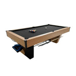 CUETIQ 9FT Professional-Grade Heavy-Duty Automatic Black Pool Marble Modern Table Build, - Ball Return, Luxury Frame, Design