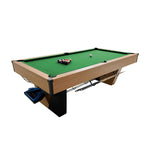 CUETIQ 9FT Professional-Grade Heavy-Duty Automatic Black Pool Marble Modern Table Build, - Ball Return, Luxury Frame, Design