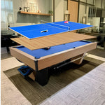 CUETIQ 8FT Pool - Ball Multi-Function Automatic Marble 3-in-1 Table Return, Black Design