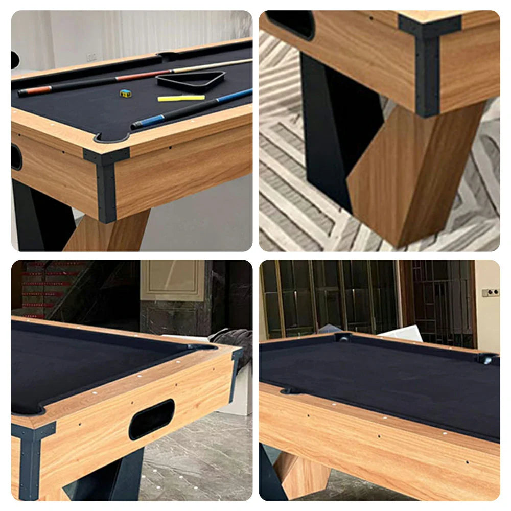 QUESLA 8FT Table, with Ball Equipped Sturdy Pool Return Marble System, Construction