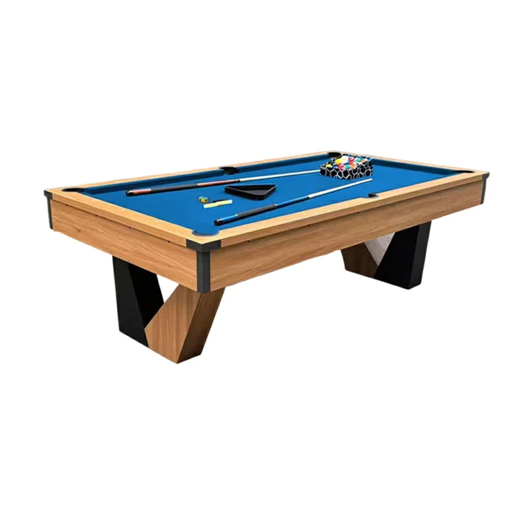 QUESLA 9FT Pool with System, Sturdy Equipped Ball Marble Table, Return Construction