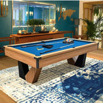 QUESLA 8FT Table, with Ball Equipped Sturdy Pool Return Marble System, Construction