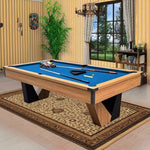 CUETIQ 8FT Billiard W/ MDF V-Frame Table Design Accessories