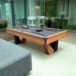 CUETIQ 7FT Table V-Frame W/ Billiard Design MDF Accessories