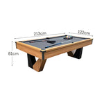 CUETIQ 7FT Table V-Frame W/ Billiard Design MDF Accessories