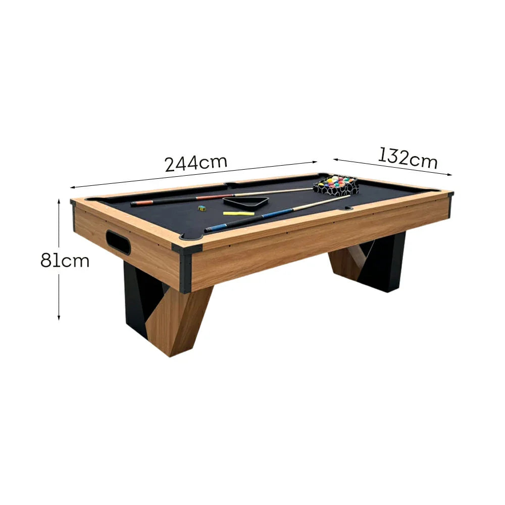 CUETIQ 3-IN-1 Table/Table Table 8FT MDF Accessories V-Frame Table/Dining Tennis W/ Billiard Design