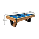 QUESLA 8FT Table, with Ball Equipped Sturdy Pool Return Marble System, Construction