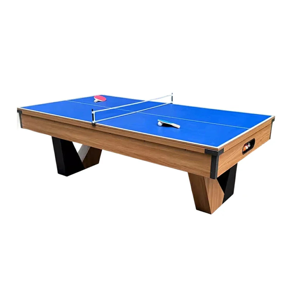 CUETIQ 3-IN-1 Table/Table Table 8FT MDF Accessories V-Frame Table/Dining Tennis W/ Billiard Design