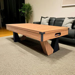 CUETIQ 3-IN-1 Billiard W/ MDF Tennis Table Table/Dining Table/Table V-Frame Accessories 9FT Design