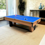 CUETIQ 3-IN-1 Table/Dining Billiard Accessories V-Frame MDF 7FT Table/Table Tennis Table W/ Design
