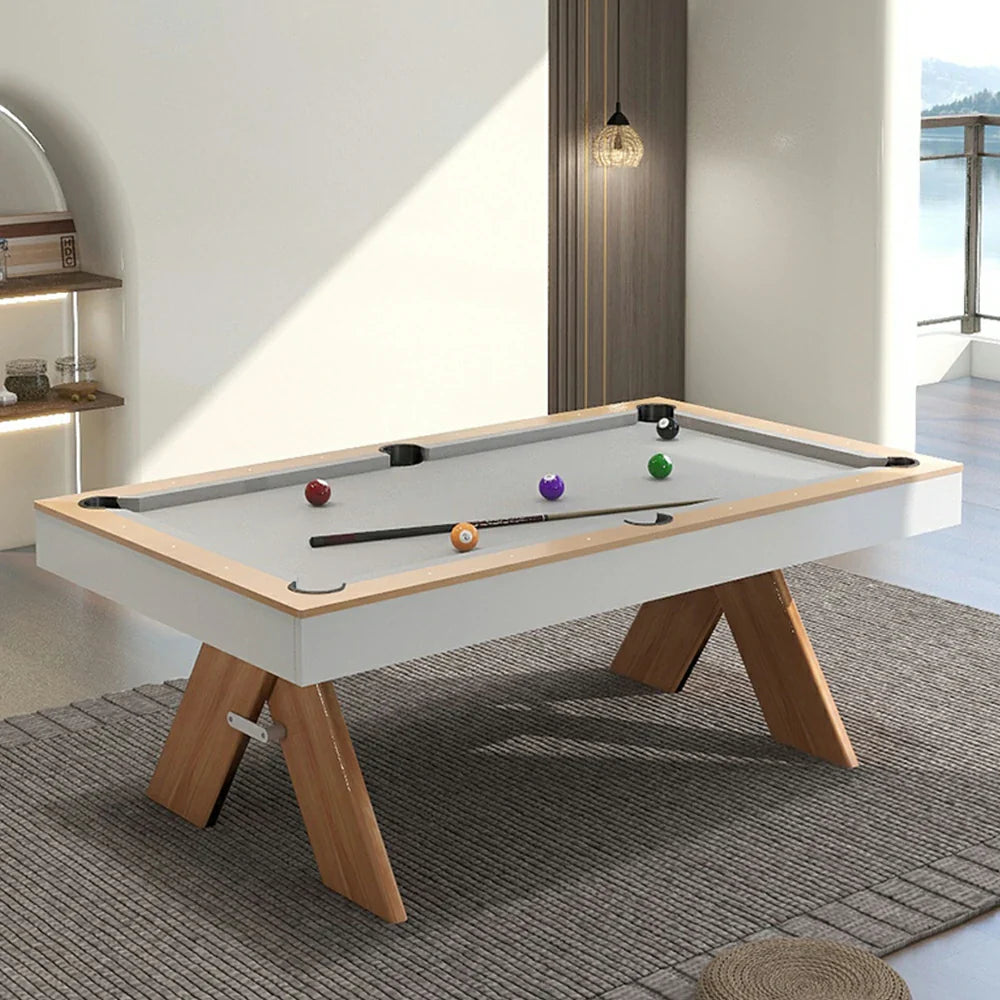 CUETIQ 7FT Table/Table Billiard Table/Dining 3-IN-1 - MDF Table Tennis Grey