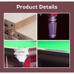 JOY Q3+ Pool Table Slate Table Luxury Chinese 9FT Maroon/Brown Frame